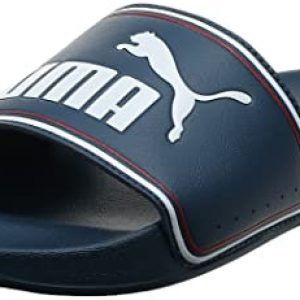 PUMA Leadcat FTR K, Chanclas Unisex Adulto, Dark Denim/White/High Risk Red, 38 EU