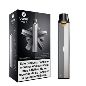 VUSE ePod2 Cigarrillo Electrónico Plata (Sin Recargas – Sin Nicotina)