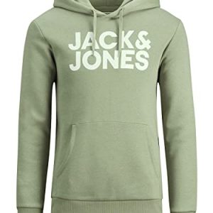 Jack & Jones Jjecorp Logo Sweat Hood Noos Sudadera, Tea, L para Hombre