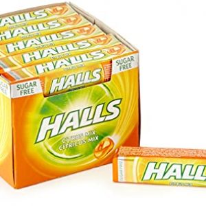 Halls Cítrico – Caramelo duro – Caja con 20 Sticks de 32 g