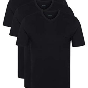 Hugo Boss T-Shirt Vn 3P Co, Camiseta Hombre, Negro (Black 001), M