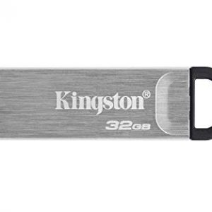 Kingston DataTraveler Kyson Unidad Flash USB3.2, 32GB-con Elegante Carcasa metálica sin capuchón