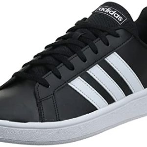 adidas Grand Court Base, Tennis Shoe Mujer, Core Black/Cloud White/Core Black, 38 EU