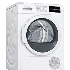 Bosch WTG87249ES – Secadora con Bomba de Calor, 8kg, Serie 6, Protección Antiarrugas, Tambor VarioSoft, Blanco