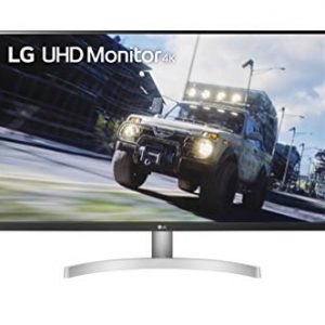 LG UltraFine 32UN500-W – Monitor de 32″ 4K UHD (3840×2160, Panel VA, HDMI x2, Display Port x1, 16:9, 350cd/m², 3000:1, DCI-P3 >90%, 60Hz, 4ms), Negro