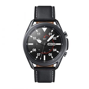 SAMSUNG SM-R840NZKAEUB Galaxy Watch3 – Reloj inteligente de 45 mm, Bluetooth, Acero, Color Negro, [Versión española]