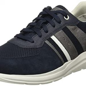 Geox U DAMIANO, Zapatillas, para Hombre, (Azul Marino), 43 EU
