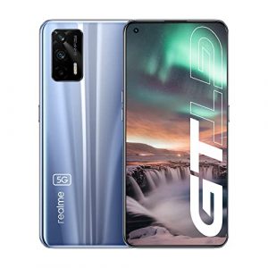 realme GT 5G – Smartphone 128GB, 8GB RAM, Dual SIM, Dashing Silver