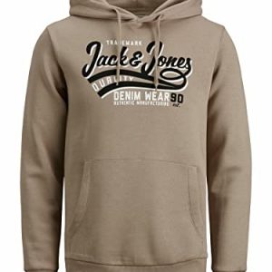 Jack & Jones Jjelogo 2 Col 21/22 Noos-Sudadera con Capucha, Vajilla, M para Hombre