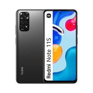 Xiaomi Redmi Note 11S – Smartphone 6+128GB, Pantalla AMOLED 6.43″ 90Hz FHD+, MediaTek Helio G96, cámara Profesional 108MP, 5000mAh, Gris Grafito (2 años de garantía)