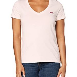 Levi’s Vneck Almost Mauve Camiseta de Manga Corta, M para Mujer