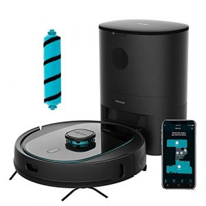 Cecotec Robot Aspirador y Friegasuelos Conga 5290 Ultra X con Base de Autovaciado Conga Home 5000. Bolsas con 3 L de Capacidad, 2700 Pa, Tecnología Láser, Cepillo Jalisco, RoomPlan 2.0.