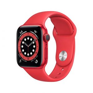 Apple Watch Series 6 (GPS, 40 mm) Caja de aluminio (PRODUCT)RED – Correa deportiva (PRODUCT)RED