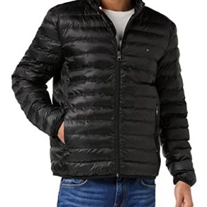 Tommy Hilfiger Core Packable Circular Jacket, Chaqueta para Hombre, Negro (Black), M