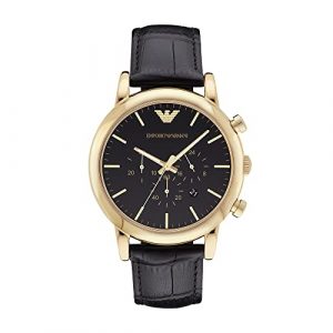 Emporio Armani Reloj Analógico para Hombre de Cuarzo AR1917 Dorado