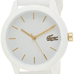 Lacoste Reloj Analógico de Cuarzo para mujer con Correa en silicona Blanco – 2001063