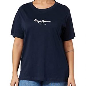 Pepe Jeans Camila Camisetas, Azul (Dulwich), S para Mujer