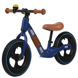 skiddoü Bicicleta Sin Pedales Poul Rueda, Unisex Juvenil, Azul, 12 Pulgadas