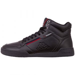 Kappa Mangan Unisex, Zapatillas Altas Adulto, Negro (Black/Red 1120), 40 EU