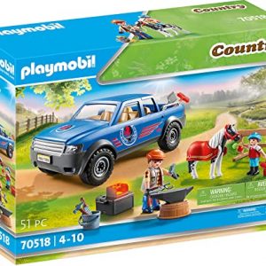 Playmobil- Herrador Country Juguete, Multicolor (70518)
