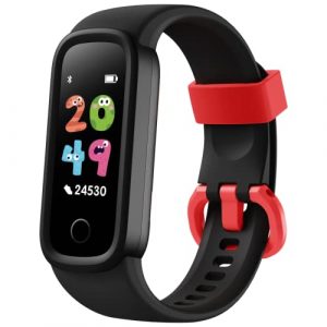 Gydom Pulsera Actividad Inteligente para Niños Niñas Reloj Inteligente con Cuenta Familiar 50 Esferas Diferente IP68 Impermeable Smartwatch con Pulsómetros Monitor de Sueño Deportivo Pulsera Podómetro
