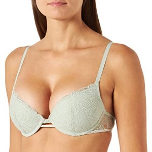 Women’secret Push UP Sujetador, Kaki Claro, 85D para Mujer