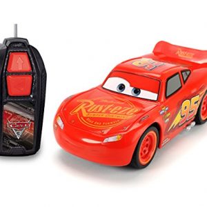 Dickie Toys- Cars Coche Rayo MC Queen RC Single Drive, Control Remoto, Escala 1:32, Monocanal, para Niños a Partir de 3 Años