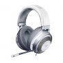 Razer Kraken – Auriculares Gaming con cable para juegos multiplataforma para PC, PS4, Xbox One & Switch, Diafragma 50 mm, Cable de 3.5mm con controles de línea -Mercury / Blanco