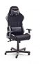 DX Racer 5 Robas Lund – Silla de Escritorio/Oficina/Gaming, con Ruedas, Altura Ajustable, Tapizada, Reposabrazos, Madera, color Negro/Gris, 74 x 52 x 123-132 cm