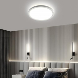 OTREN Plafon LED Redondo Downlight Panel Superficie 18W 1800LM Lámpara de Techo Moderna 4000K IP44 Ultra Delgado Luz Led para Dormitorio Baño Cocina Pasillo Comedor Sala Ø218MM