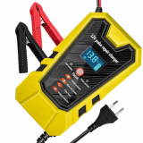 Cargador Baterias Coche, Cargador Bateria 6A 12V Mantenimiento Automático e Inteligente con Múltiples Protecciones para Automóviles para Automóviles, Motocicletas, ATVs, RVs, Powersports, Barco