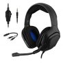 THE G-LAB Korp COBALT Auriculares Gaming – Auriculares estéreo, Ultra Ligero, Auriculares con Micrófono, Jack de 3.5 mm para PC, PS4, PS5, Xbox One, Mac, Tablet PC, Switch, Smartphone (Negro)