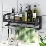 naspiweiya Estantería para especias montada, estantería multifuncional, adecuada para cocina, baño…