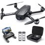 HOLY STONE HS720E Dron con Cámara 4K EIS 5GHz GPS UHD para Adultos, profesional, Motor sin Escobillas, RC Plegable, FPV Grande, Cuadricóptero con 52 Minutos de vuelo, Sígueme y Antivibración