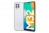 Samsung Smartphone Galaxy M32 con Pantalla Infinity-U FHD sAMOLED de 6,4 Pulgadas, 6 GB de RAM y 128 GB de Memoria Interna Ampliable, Batería de 5000 mAh y 25W Carga rápida Blanco (ES Versión)