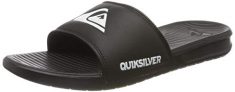 Quiksilver Bright Coast Slide, Sandalias con Punta Abierta Hombre, Negro (Black/White/Black Xkwk), 44 EU