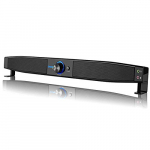 Altavoz PC, Smalody Altavoces USB para Ordenador, Mini Barra de Sonido LED RGB Portátil con Controladores Dual Altavoz de Alto Rendimiento para Ordenador portátil, Móvil, Tableta, Fiesta