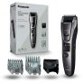 Panasonic ER-GB80-H503 – Cortador de Pelo y Barba Precisa Premium para Hombre (3 en 1, Recargable, Acero Inoxidable, Batería Larga Duración, 40 Ajustes, 3 Accesorios Incluidos) Gris Oscuro
