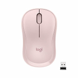 Logitech M220 SILENT Ratón Inalámbrico, 2.4 GHz, Receptor USB, Seguimiento Óptico con Resolución de 1000 dpi, Batería de 18 Meses, Ambidiestro, Compatible con PC, Mac, Portátil – Rosa