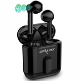 Auriculares Bluetooth, Auriculares Inalámbricos ZEALOT T2 Bluetooth 5.0 Sonido Estéreo Mini Twins In-Ear Auriculares con Caja de Carga y micrófono,Impermeable, Portátil(Negro)