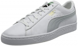 PUMA Basket Classic XXI, Zapatillas, para Hombre, Blanco (Puma White-Glacial Blue), 43 EU