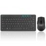 Rii combo teclado y ratón inalámbricos 2.4G , ultradelgados. Perfecto para oficina, multimedia, PC portátil y escritorio.