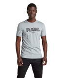 G-STAR RAW Raw. Slim Camiseta, Gris (Correct Grey 336-1238), S para Hombre