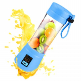 Irishom Licuadora portátil,mini exprimidor portátil,380ml Batidora Vaso Taza USB exprimidor de 6 cuchillas para Batidos