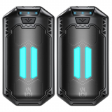 Calentador de Manos Recargable OUTJUT 6000mAh Calentador Manos Electrico Portable Reutilizable, Cable de Carga USB de 2 en 1, para Acampada y Esquí,Regalos Tecnológicos para Mayores y Niños – Negro