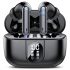 vinlley Auriculares Bluetooth, Auriculares Inalámbricos in-Ear para Correr con Micrófono con Cancelación de Ruido, Micrófono Integrado, IPX7 Impermeable, ES02 Negro