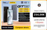 realme GT Master Edition (Estreno mundial) Versión global Teléfono móvil Snapdragon 778G 5G 128GB/256GB Pantalla SuperAMOLED de 6,43″ a 120Hz 4300mAh 65W NFC; 25€ ,Código:09ESOW25|Teléfonos móviles|