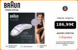 Braun Silk expert 3 IPL BD 3000, Depiladora Láser, Luz Pulsada, IPL Depiladora Láser, Depiladora Facial, Belleza Facial Mujer|Depiladoras|