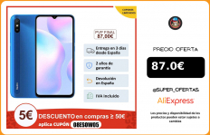 [Versión Garantía Española Oficial] Xiaomi Redmi 9A/9AT 2GB 32GB teléfono inteligente 5000mAh MediaTek Helio G25 6,53 ”HD 13MP|Teléfonos móviles|