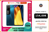 POCO M3 Pro 5G 4GB RAM 64GB Procesador MediaTek Dimensity 700, DotDisplay FHD+ de 90 Hz Version Global Smartphone|Teléfonos móviles|